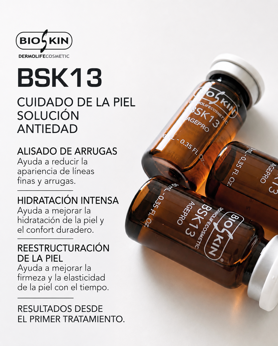 BSK13 AGEPRO | Tratamiento Profesional Reestructurante, Reafirmante e Hidratante