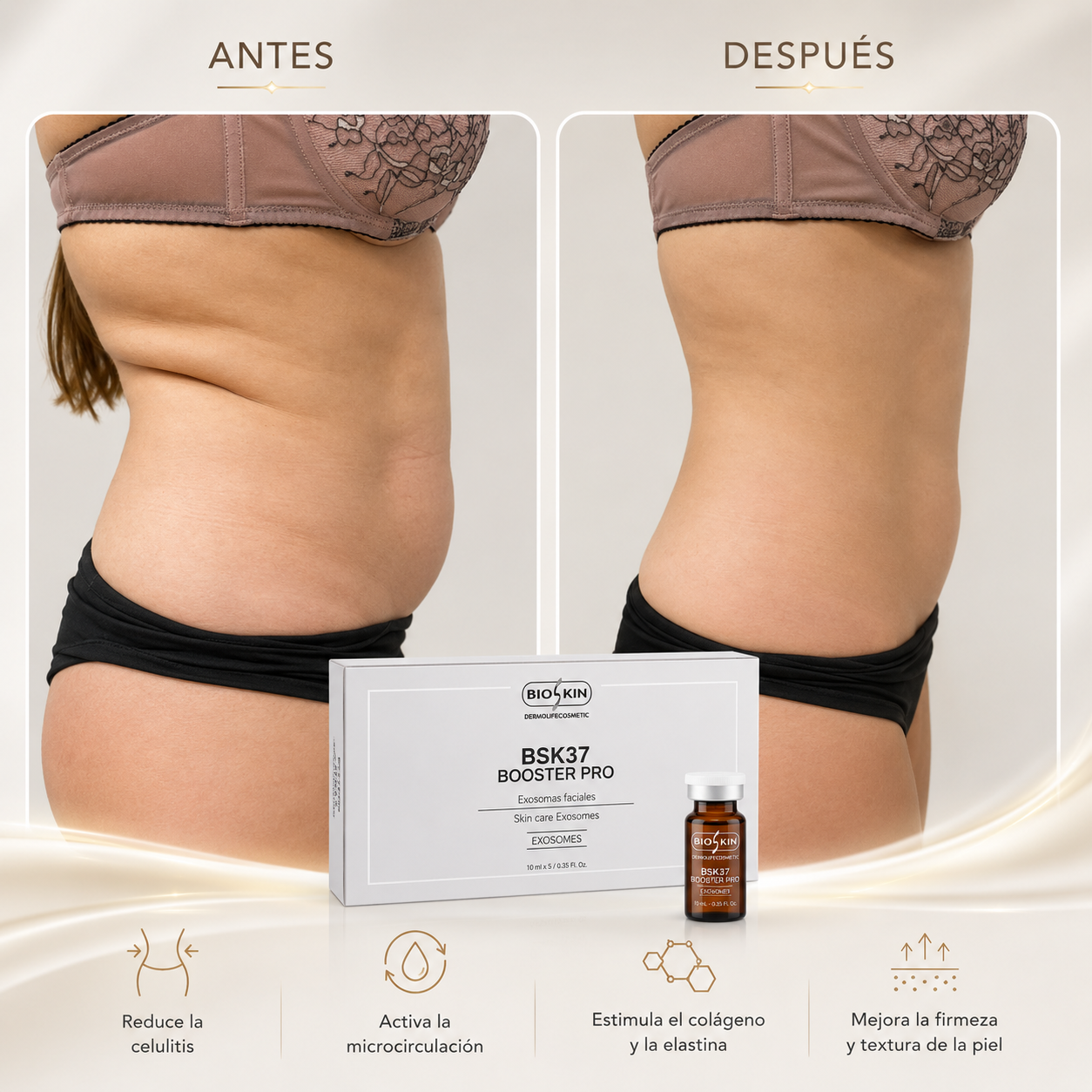 BSK12 Redupro | Tratamiento Profesional Reductor de grasa localizada, celulitis y reafirmante corporal y facial