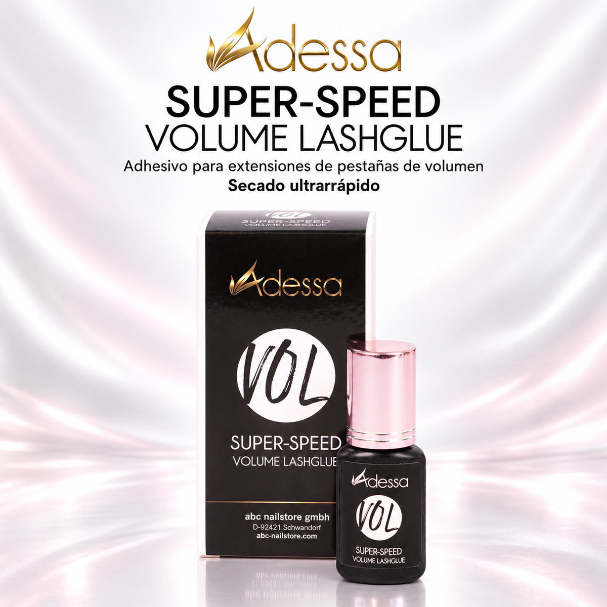 Adessa Super-Speed Volume Lashglue | Adhesivo ultrarrápido para extensiones de volumen · 5 g