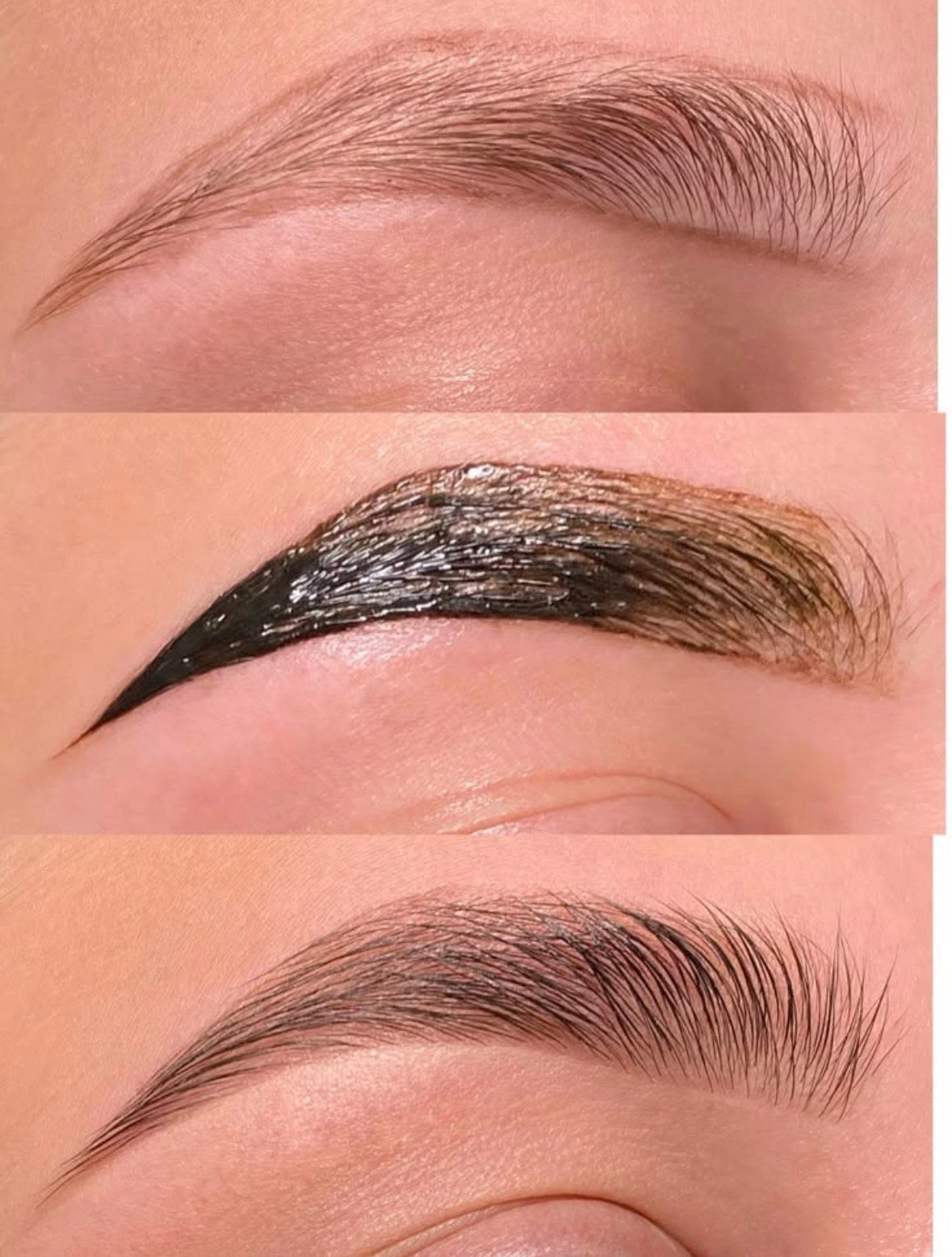 Pincel Profesional para Tinte de Cejas y Pestañas mono