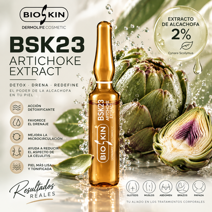 BSK23 ARTICHOKE EXTRACT | Solución detoxificante · Drena · Purifica | 10u. × 5 ml