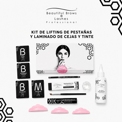 Lifting de pestañas + tinte kit básico