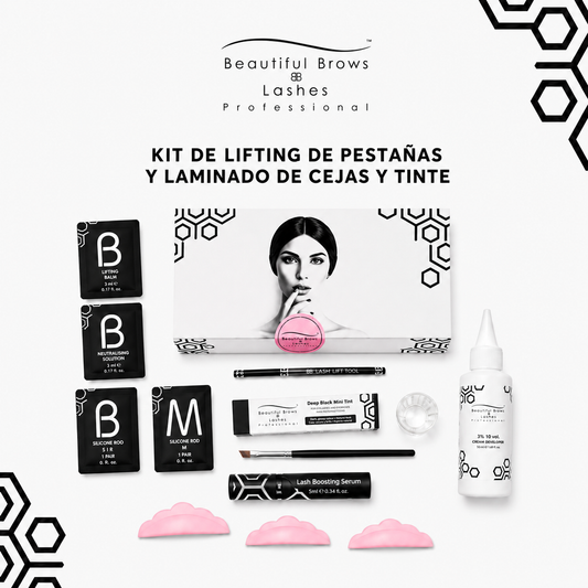 Lifting de pestañas + tinte kit básico