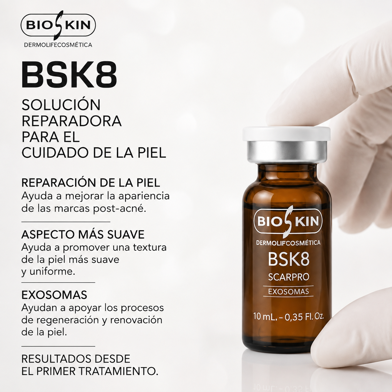 BSK8 SCARPRO | Tratamiento profesional para marcas de acné, cicatrices y textura irregular
