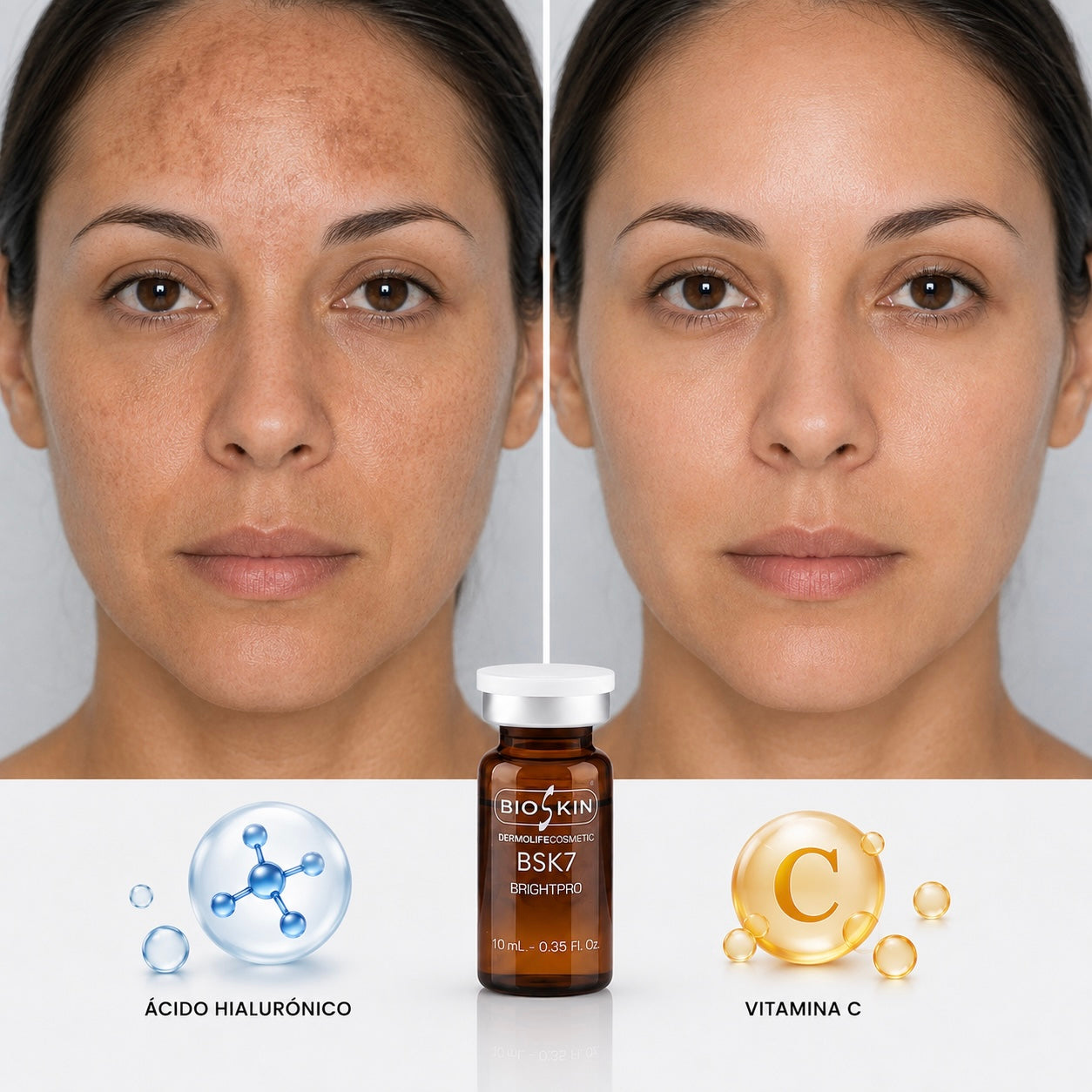 BSK7 BRIGHTPRO | Tratamiento Iluminador & Despigmentante con Glutatión + Vitamina C