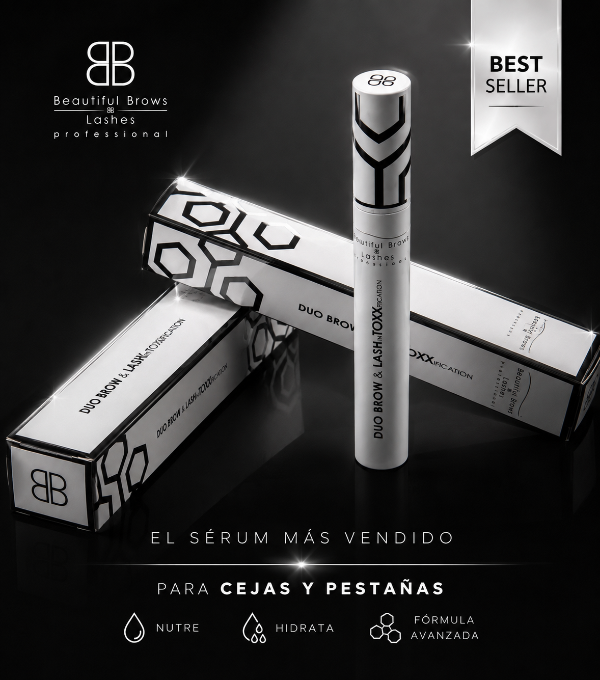 DUO BROW & LASH inTOXXification | Pack Profesional 12 uds. + 🎁 6 NECESERES DE REGALO