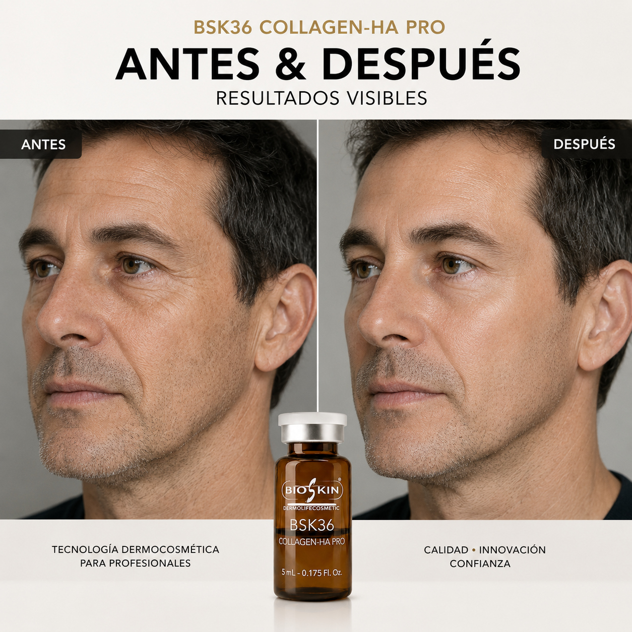BSK36 COLLAGEN-HA PRO | Booster de Colágeno, Firmeza y Regeneración Facial
