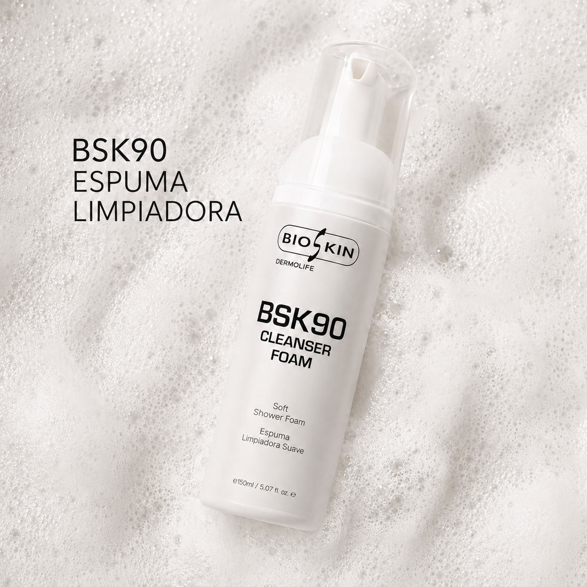 # BSK90 CLEANSER FOAM \| Espuma Limpiadora Suave BioSkin 150 ml
