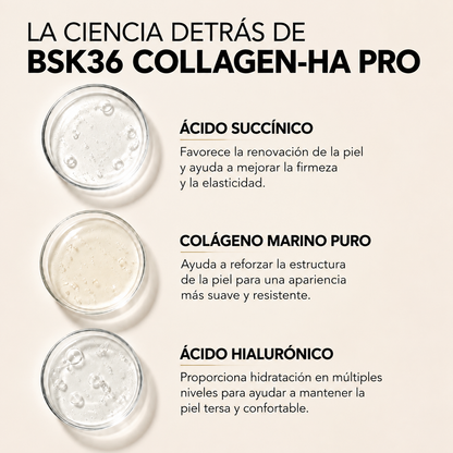 BSK36 COLLAGEN-HA PRO | Booster de Colágeno, Firmeza y Regeneración Facial