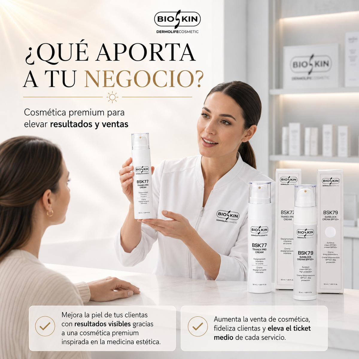 PACK PROTECCIÓN BIOSKIN SPF50+ | Tratamiento Antimanchas + 🎁 4 NECESERES DE REGALO
