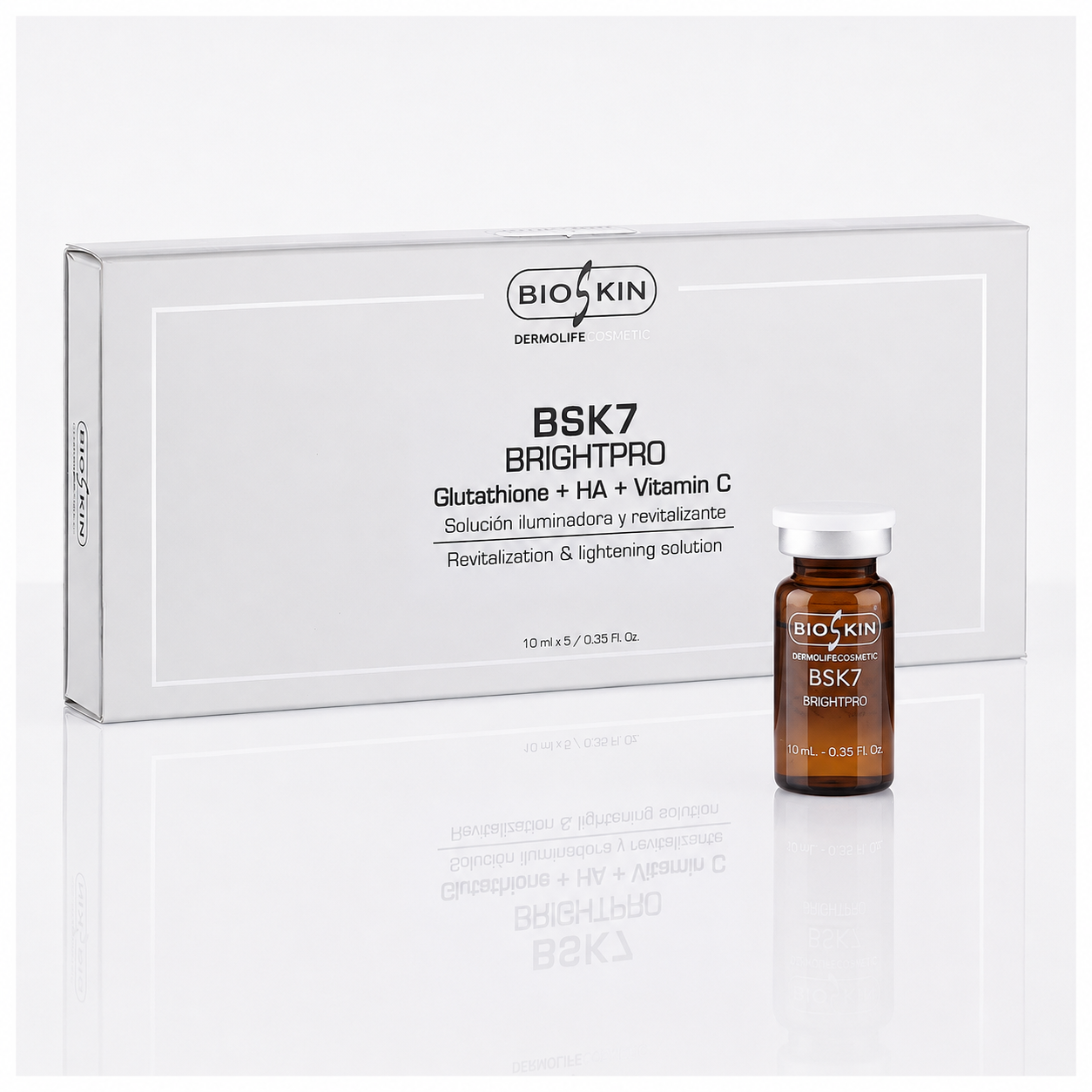 BSK7 BRIGHTPRO | Tratamiento Iluminador & Despigmentante con Glutatión + Vitamina C