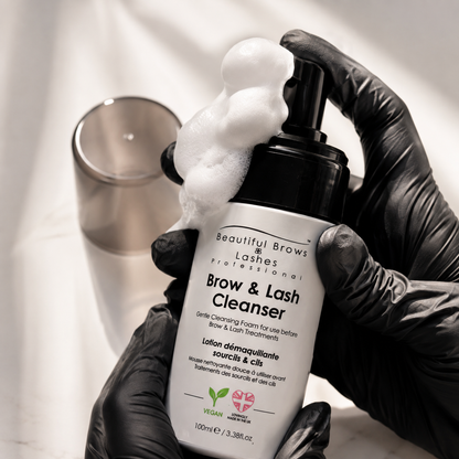 Espuma Limpiadora para Cejas y Pestañas Profesional