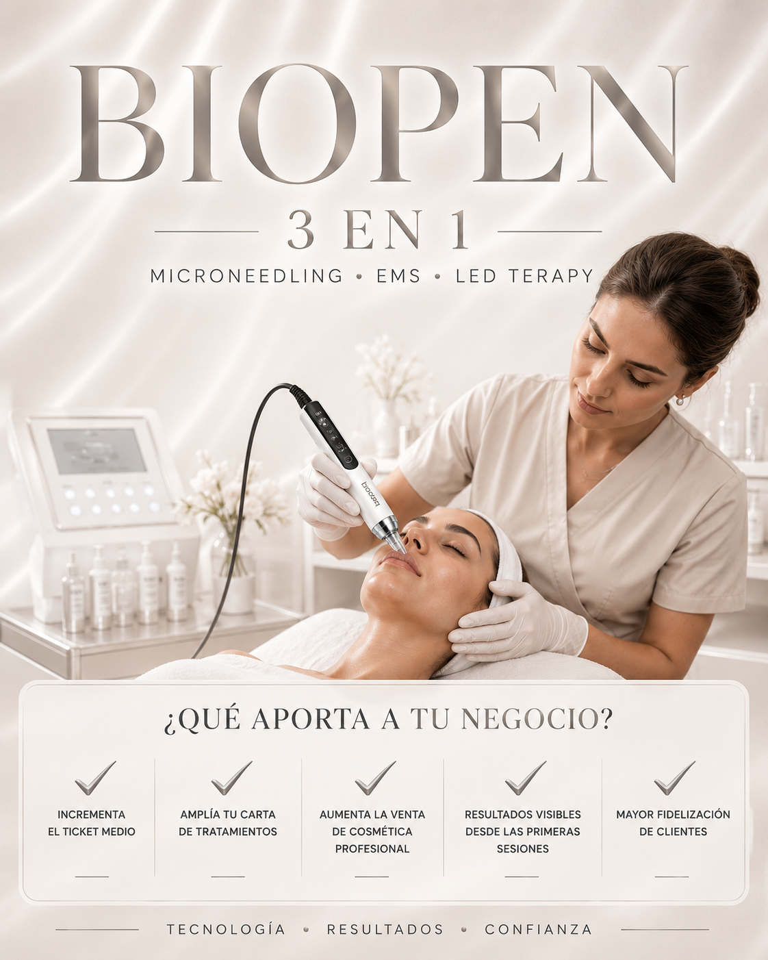 BIOPEN 3 en 1 Microneedling