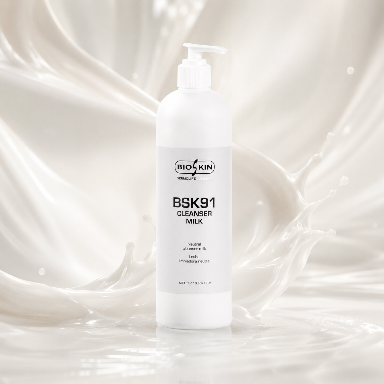 BSK91 Cleanser Milk 500 ml | Leche Limpiadora Profesional para Cabina