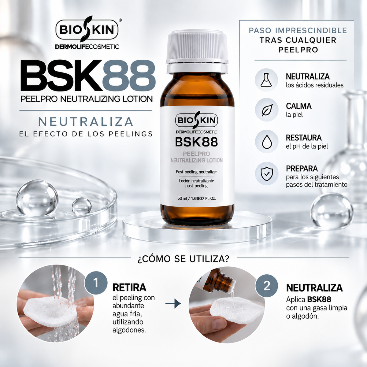 GAMA PEELPRO BIOSKIN | PEELINGS QUÍMICOS PROFESIONALES · 50 ml