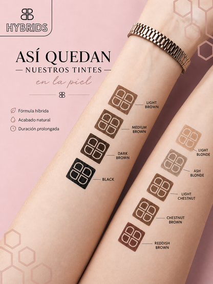Tinte Híbrido Profesional para Cejas BBL