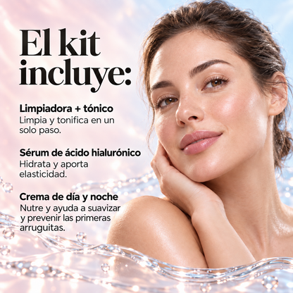 Hello Glow | Tu rutina facial en 3 pasos, día y noche ✨