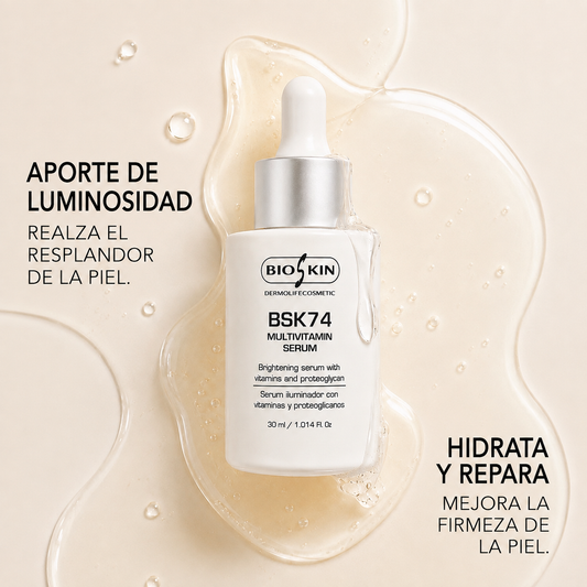 BSK74 Multivitamin Serum | Luminosidad, hidratación y firmeza 30ml