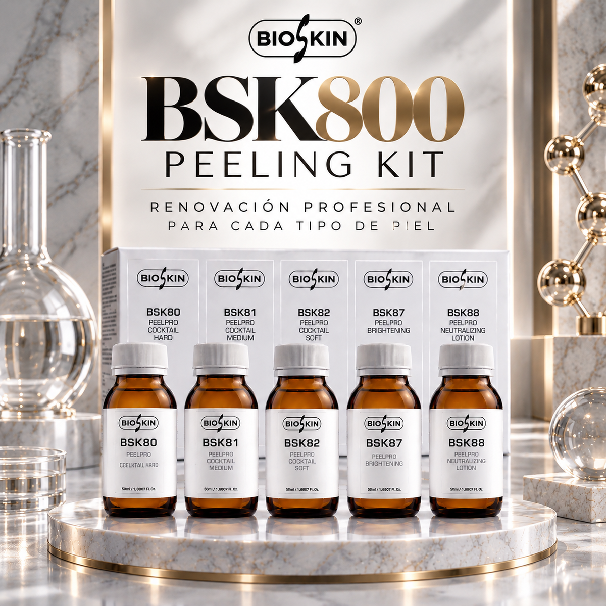 GAMA PEELPRO BIOSKIN | PEELINGS QUÍMICOS PROFESIONALES · 50 ml