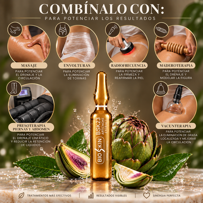 BSK23 ARTICHOKE EXTRACT | Solución detoxificante · Drena · Purifica | 10u. × 5 ml