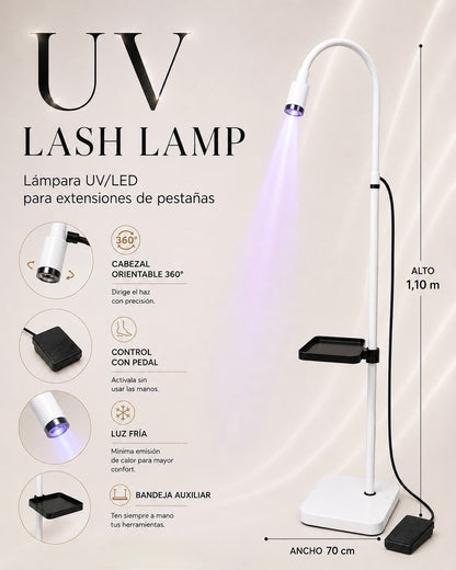 UV LASH LAMP | Lámpara UV/LED para extensiones de pestañas