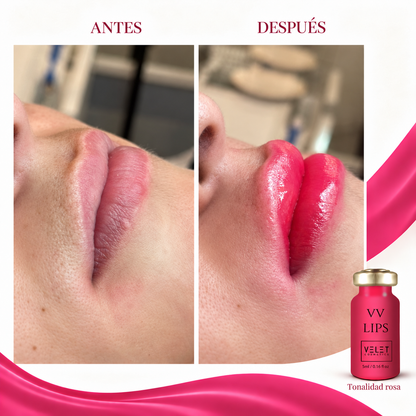 VV Lips de Velet | Hidratación y color para labios · 3 viales de 5 ml