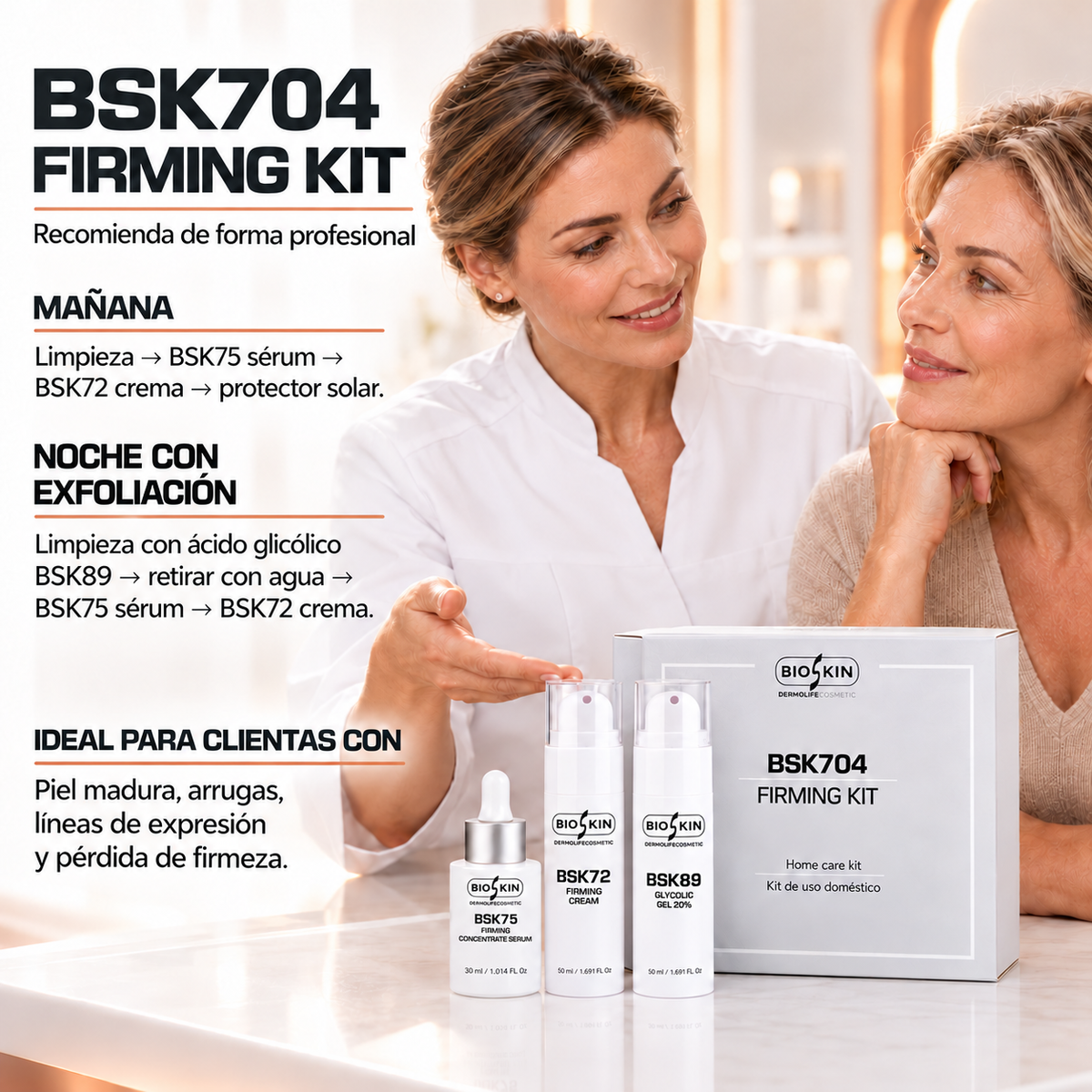 BSK704 Firming Kit | Kit facial para arrugas y firmeza