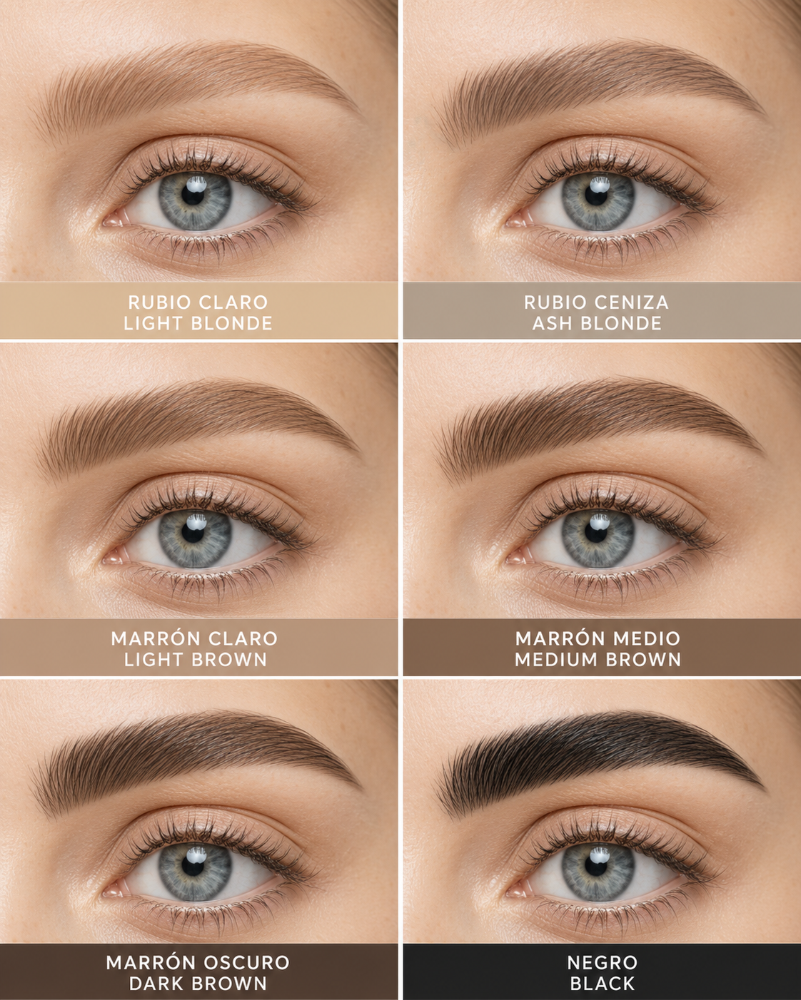 Tinte Híbrido Profesional para Cejas BBL