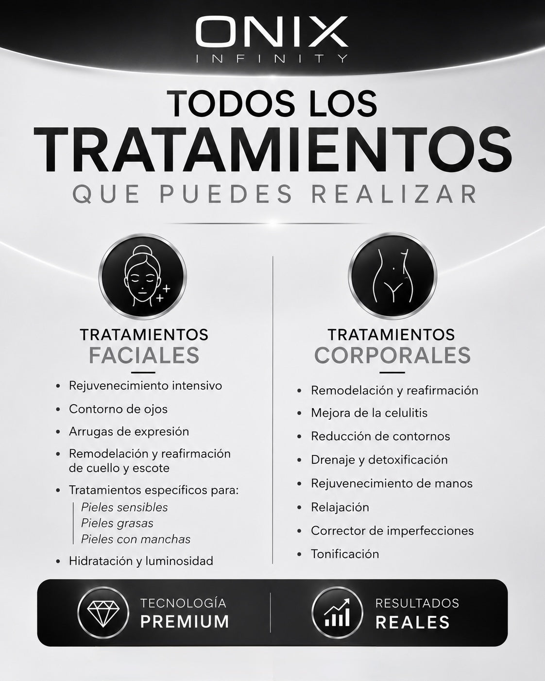 ONIX INFINITY | Radiofrecuencia 448 kHz + Fototerapia LED