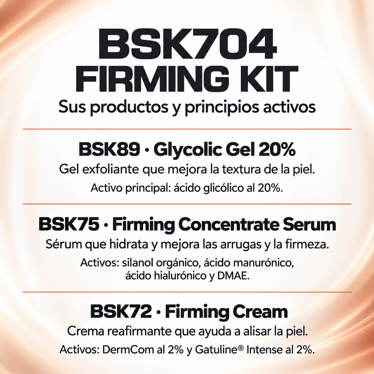 BSK704 Firming Kit | Kit facial para arrugas y firmeza