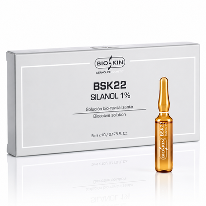 BSK22 SILANOL 1% · Solución Bio-Revitalizante | 10u. x 5 ml