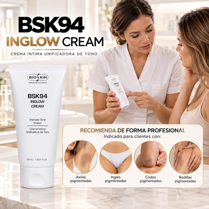 BSK94 INGLOW CREAM BioSkin | Crema Íntima Unificadora de Tono 50 ml