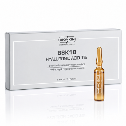 BSK18 HYALURONIC ACID 1% | Solución Hidratante y Regeneradora | 10 x 5 ml