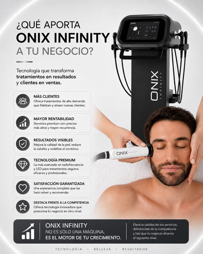 ONIX INFINITY | Radiofrecuencia 448 kHz + Fototerapia LED