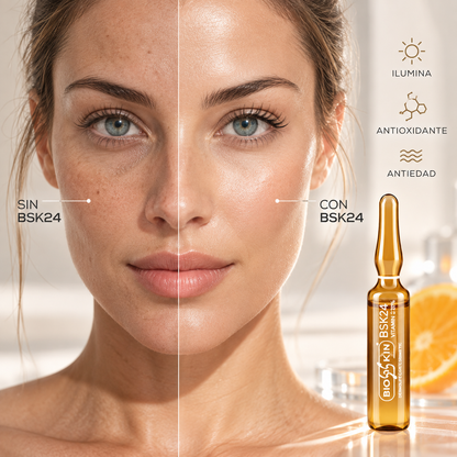 BSK24 VITAMIN C 20% | Solución iluminadora · Antioxidante · Antiedad · 10u. x5mls