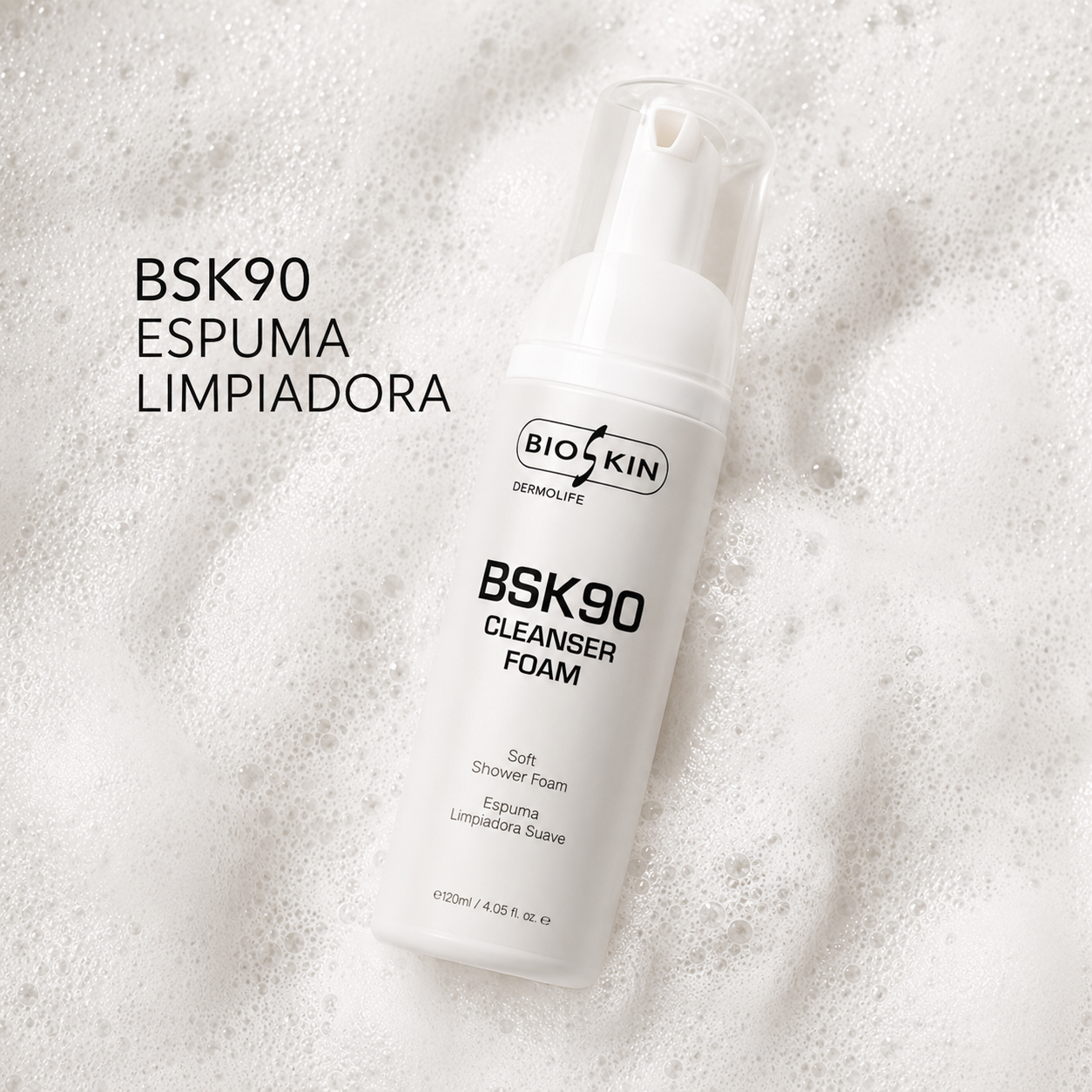 # BSK90 CLEANSER FOAM \| Espuma Limpiadora Suave BioSkin 150 ml