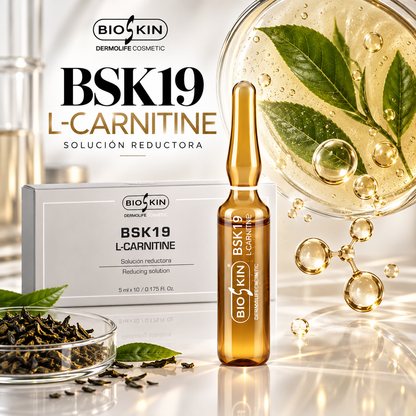 BSK19 L-CARNITINE · SOLUCIÓN REDUCTORA | 10u. × 5ml