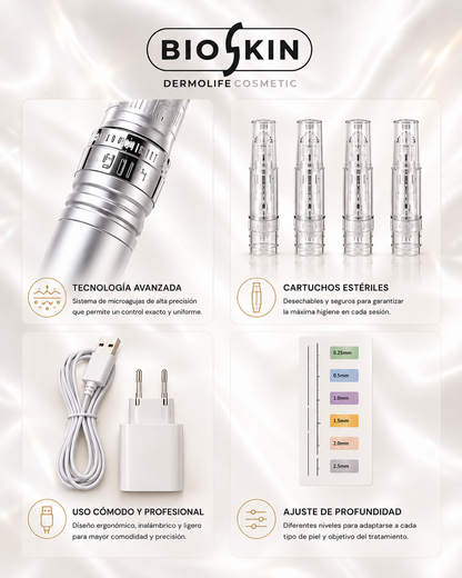 7 COLOR LIGHTS LED DERMA PEN PHOTON BIOSKIN