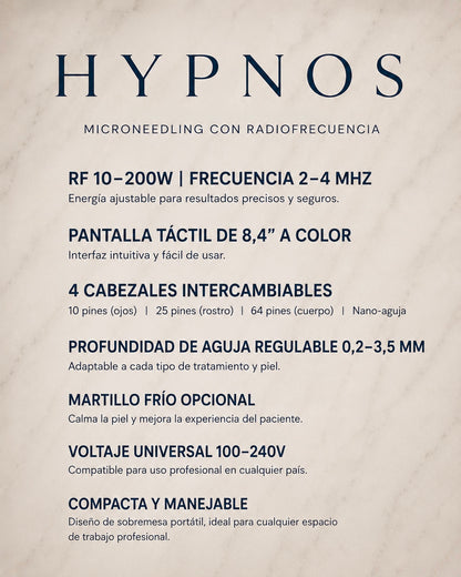HYPNOS microneedling + radiofrecuencia