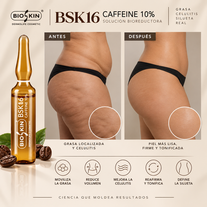 BSK16 CAFFEINE 10%  Solución Bioreductora | 10 x 5 ml