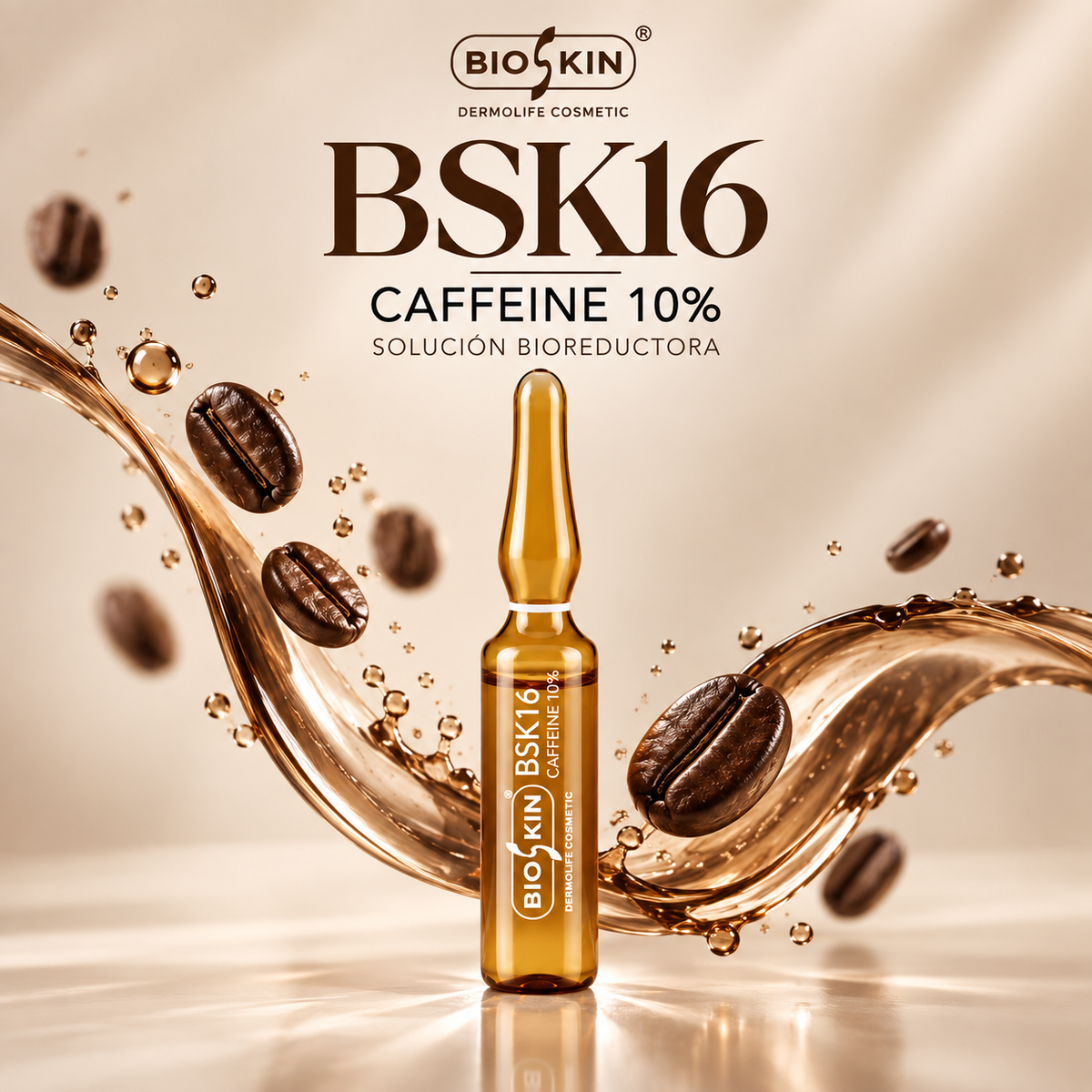 BSK16 CAFFEINE 10%  Solución Bioreductora | 10 x 5 ml