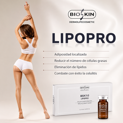 BSK10 LIPOPRO | Tratamiento corporal lipolítico para grasa localizada y remodelación