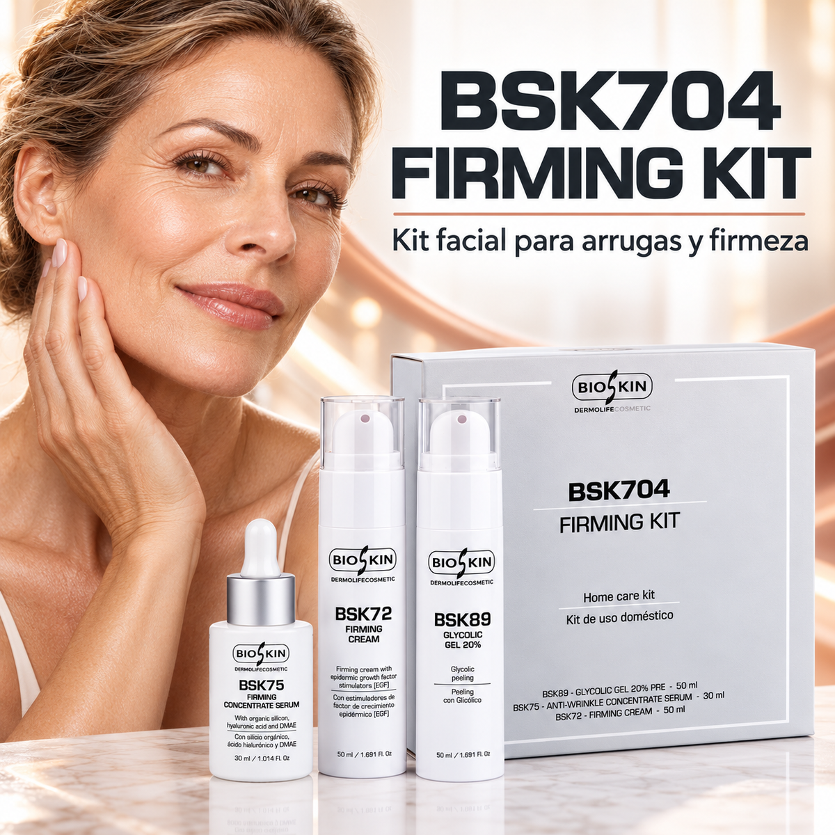 BSK704 Firming Kit | Kit facial para arrugas y firmeza