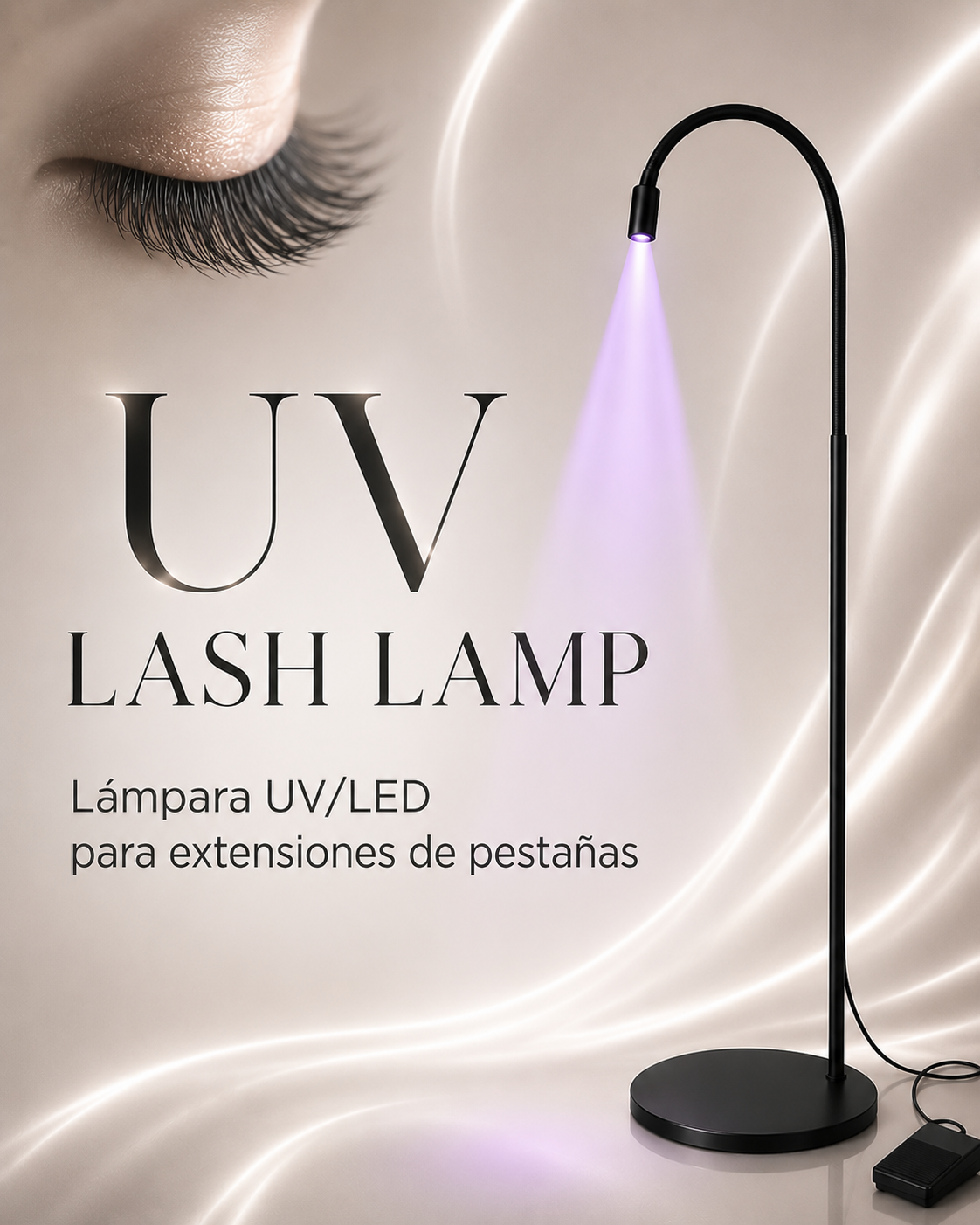 UV LASH LAMP | Lámpara UV/LED para extensiones de pestañas