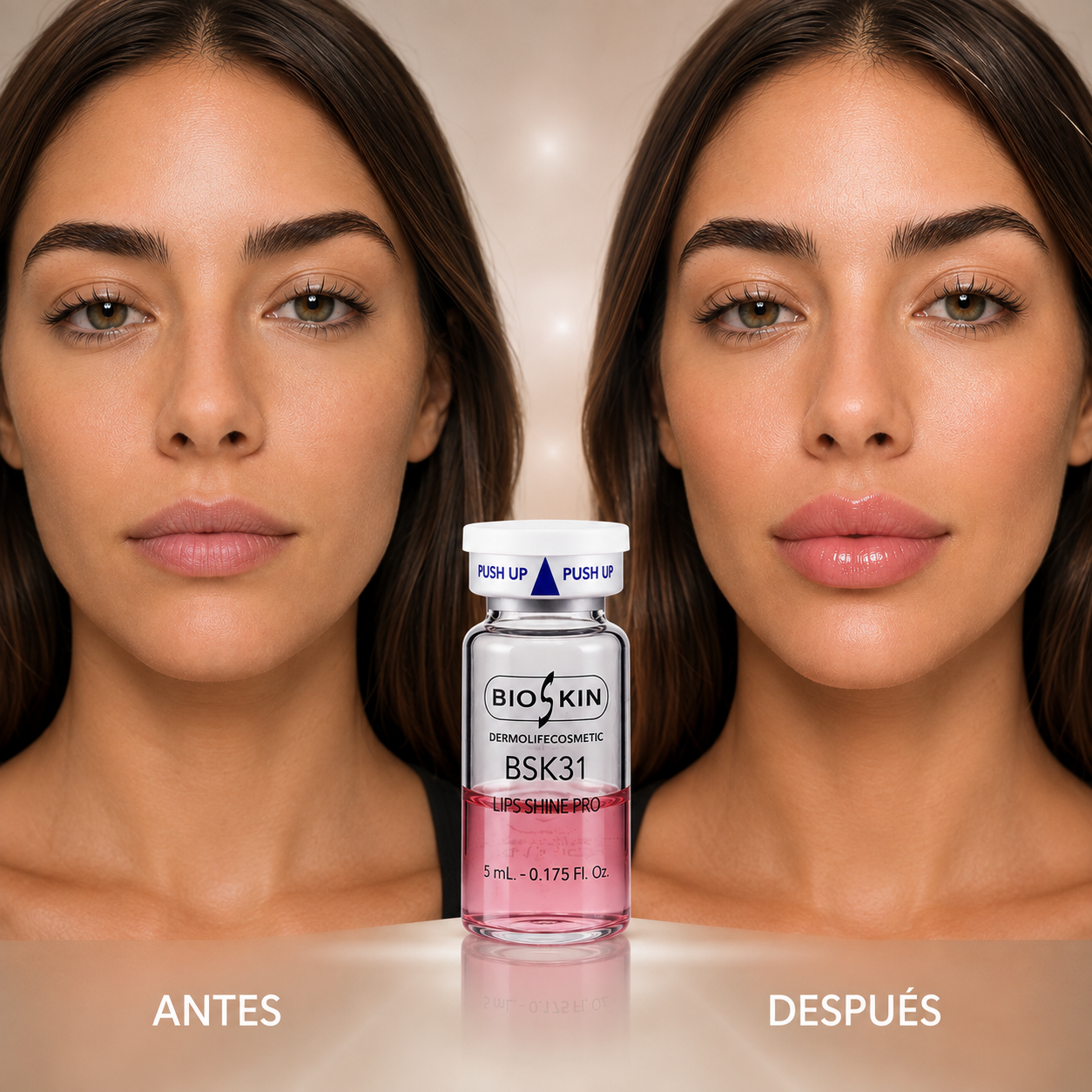 BSK31 Lips Shine Pro | Tratamiento Profesional de Volumen e Hidratación Labial