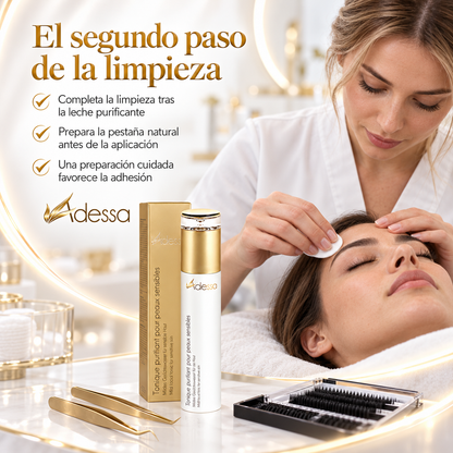 Tónico Adessa para preparar las pestañas | 120 ml