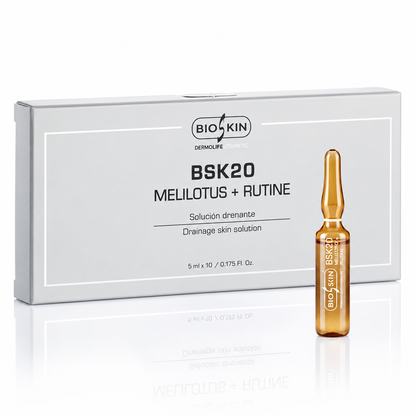 BSK20 MELILOTO + RUTINA | Solución drenante profesional / 10u. 5ml
