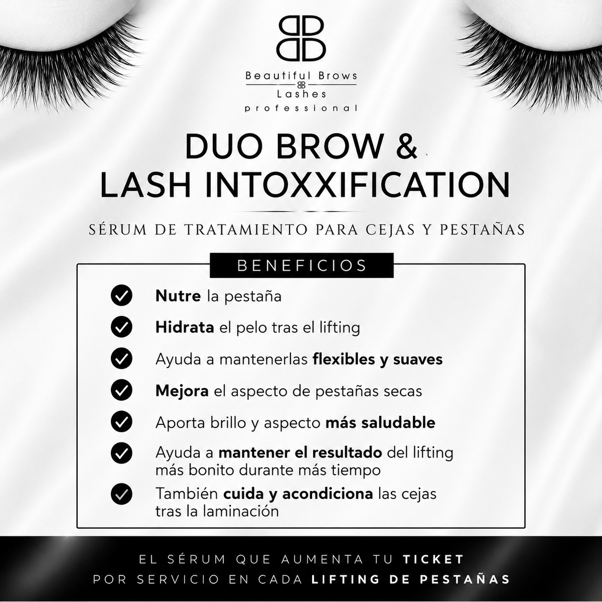 DUO BROW & LASH inTOXXification | Pack Profesional 12 uds. + 🎁 6 NECESERES DE REGALO