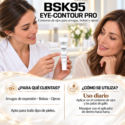 BSK95 EYE-CONTOUR PRO · Contorno de ojos para bolsas, ojeras y arrugas · 15 ml