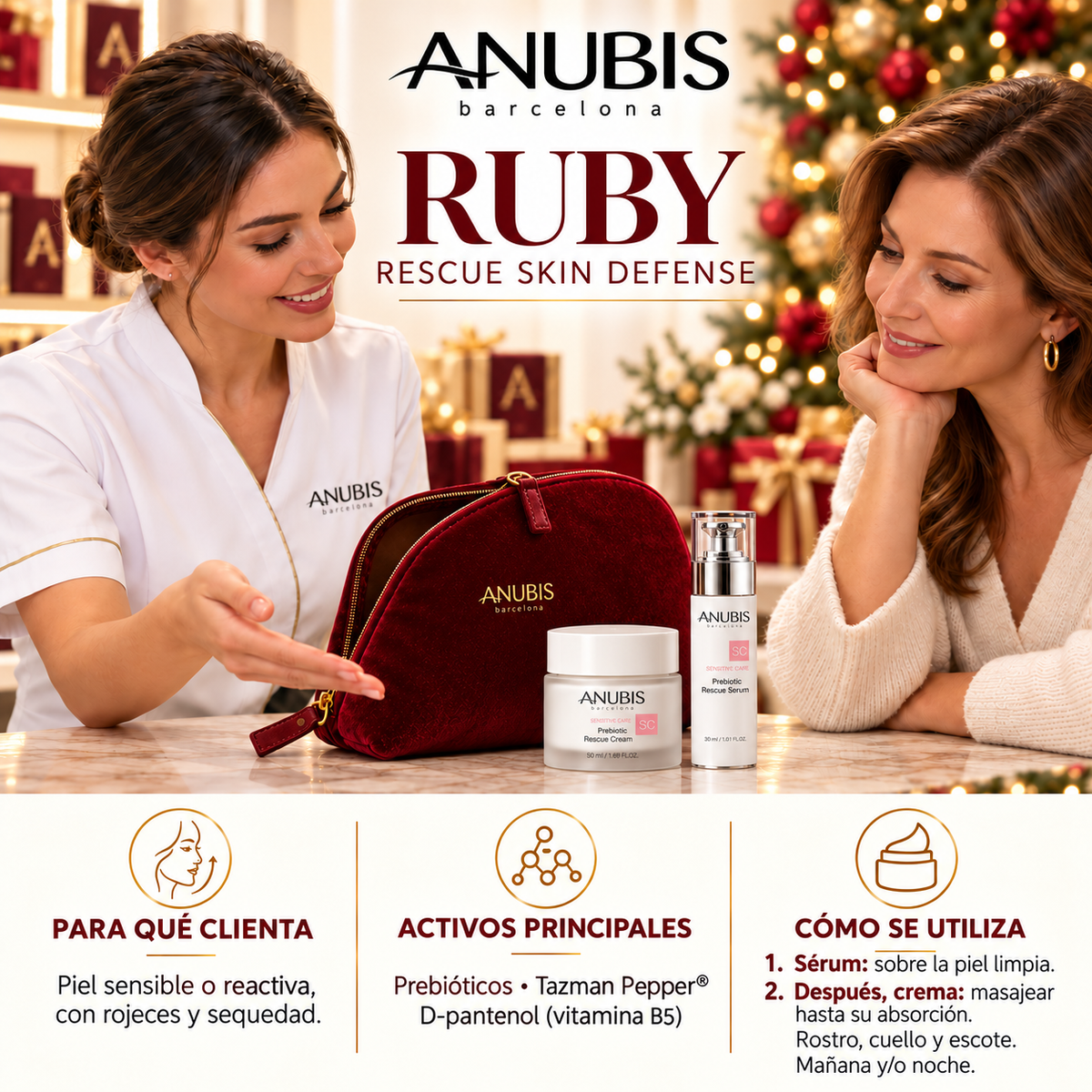 🎁🎄 Packs de Navidad Anubis | 20% de descuento profesional + neceser de regalo